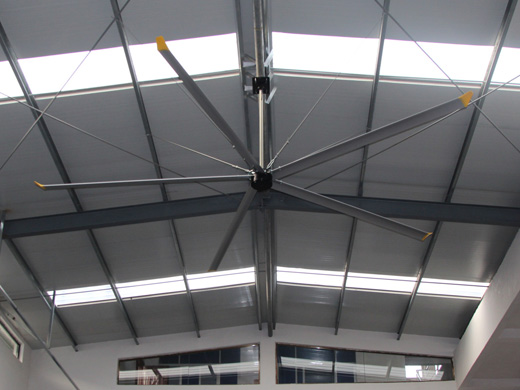 What are the factors affecting the air volume of industrial fans?